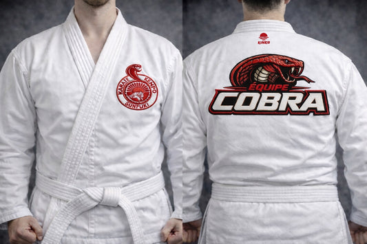 Kimono Blanc croisé - Équipe Cobra